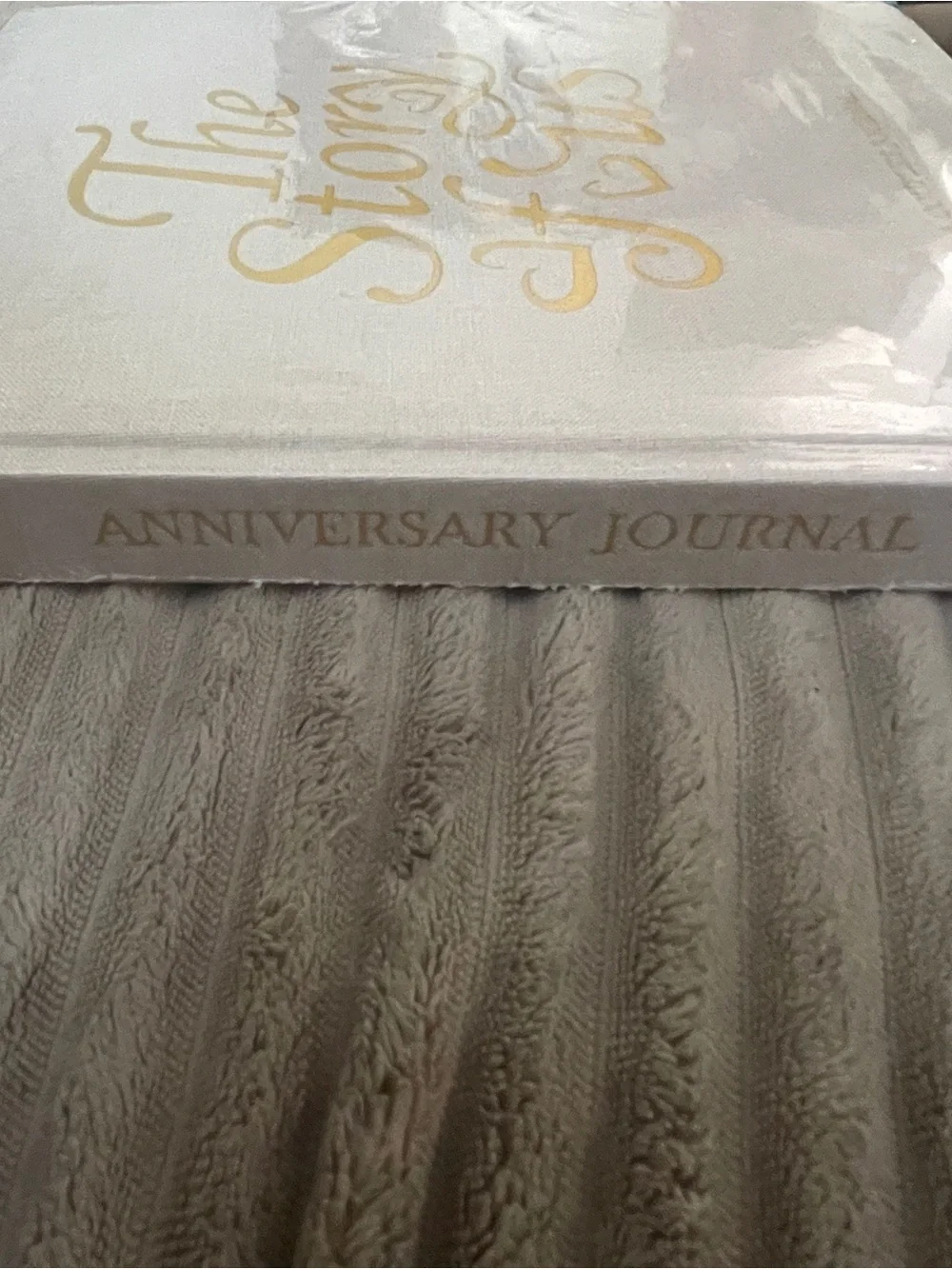 The Story of Us, Linen Dating 1st to 70th Anniversary Couple Memory Book